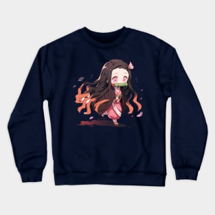 CHIBI NEZUKO Crewneck Sweatshirt